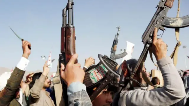 हूती विद्रोहियों की फ़ाइल तस्वीर