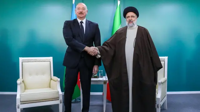 الرئيسان الإيراني والأذري