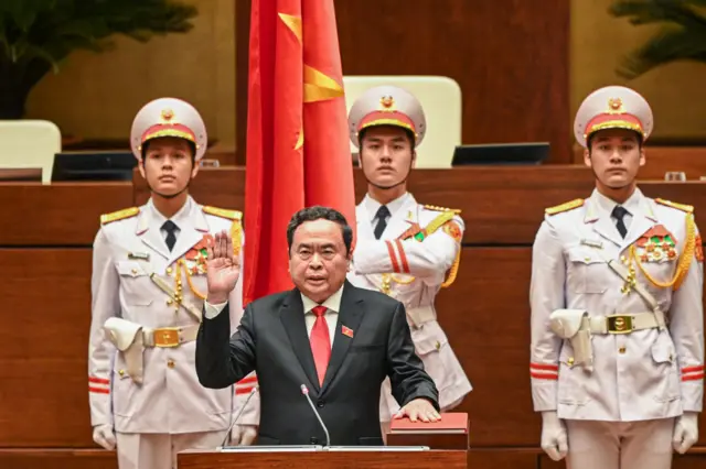 Chủ tịch Quốc hội Trần Thanh Mẫn tuyên thệ