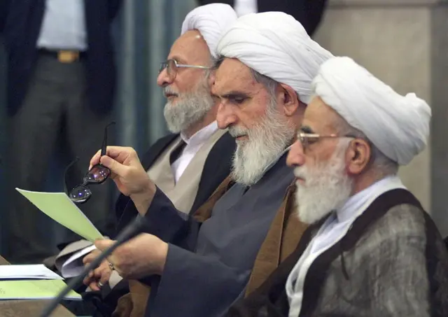 قادة إيرانيون محافظون. أرشيف