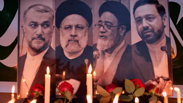 من مراسم تأبين الرئيس
