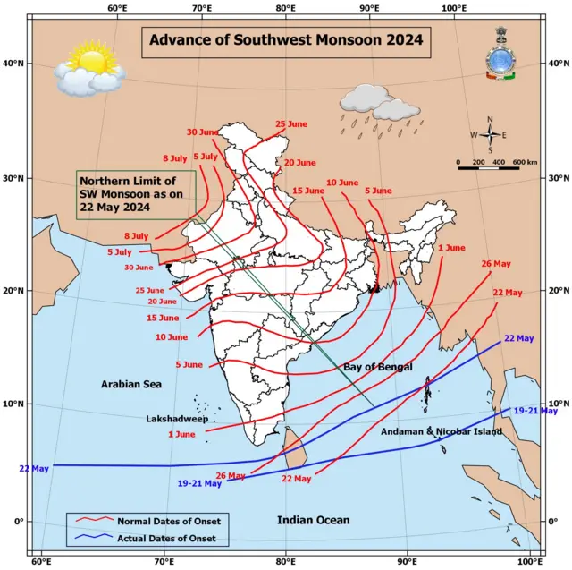 मान्सूनची आगेकूच