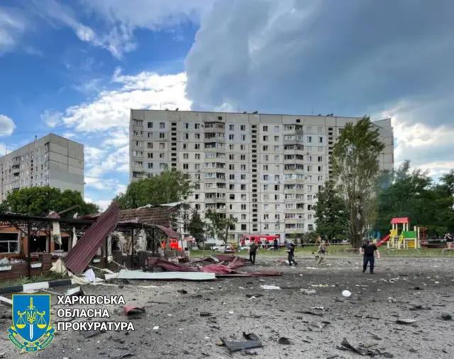 Последствия ударов по Харькову