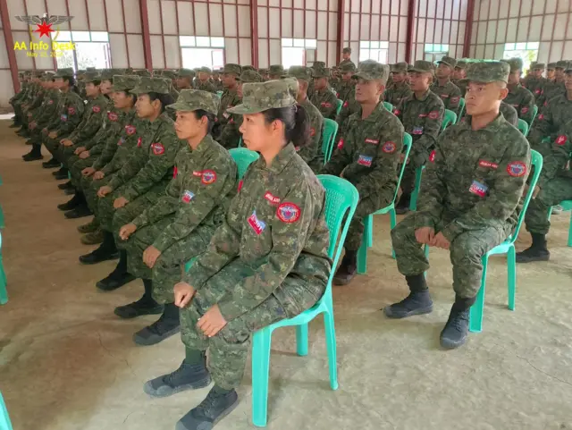 အာရက္ခတပ်တော် (AA) သင်တန်းဆင်း သင်တန်းသူ/သားများ