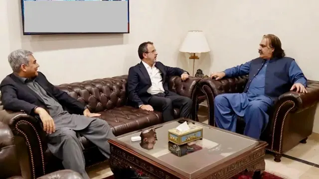 CM KP Ali Amin, Interior Minister Mohsin Naqvi