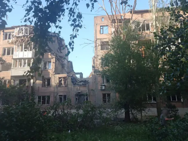 Дом, попавший под удар