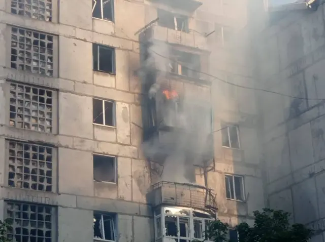 Дом, попавший под удар
