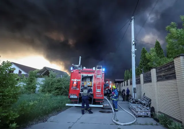 На месте ракетного удара по Харькову