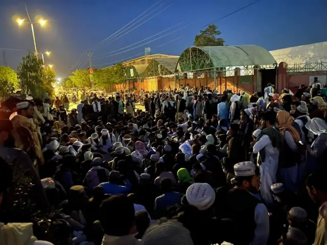 سرحدی شہر چمن میں گزشتہ سال 21 اکتوبر سے ایک احتجاجی دھرنا جاری