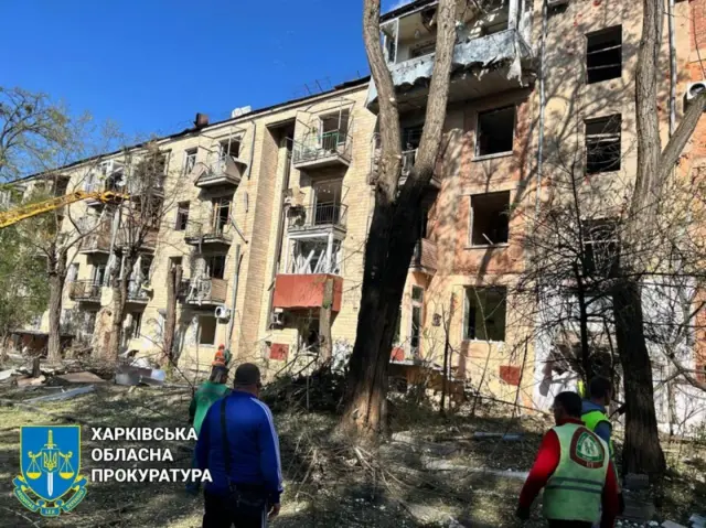 На месте обстрела