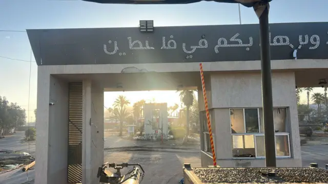 الجانب الفلسطيني من معبر رفح الحدودي