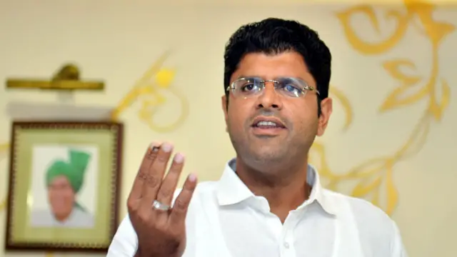 हरियाणा के पूर्व उप मुख्यमंत्री दुष्यंत चौटाला