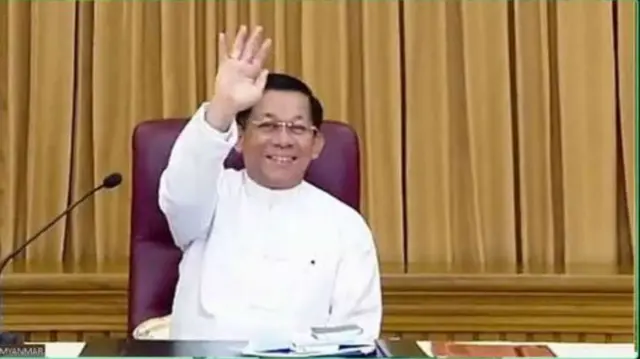 မေလ ၇ ရက်နေ့တုန်းက ကမ္ဘောဒီးယားဝန်ကြီးချုပ်ဟောင်းဟွန်ဆန်နဲ့ စစ်ကောင်စီဥက္ကဋ္ဌ ဗိုလ်ချုပ်မှူးကြီးမင်းအောင်လှိုင်တို့ အွန်လိုင်းကတဆင့်တွေ့ဆုံ