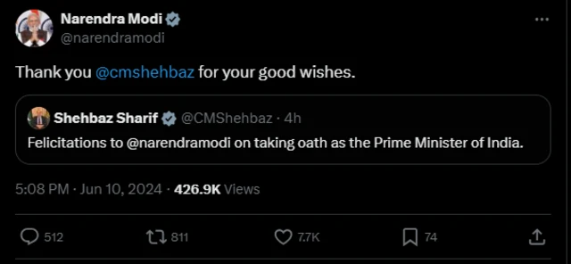 प्रधानमंत्री नरेंद्र मोदी