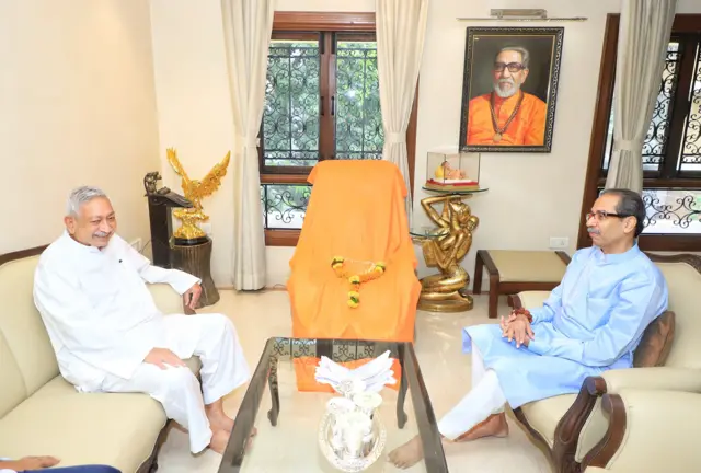 शाहू महाराज आणि उद्धव ठाकरे