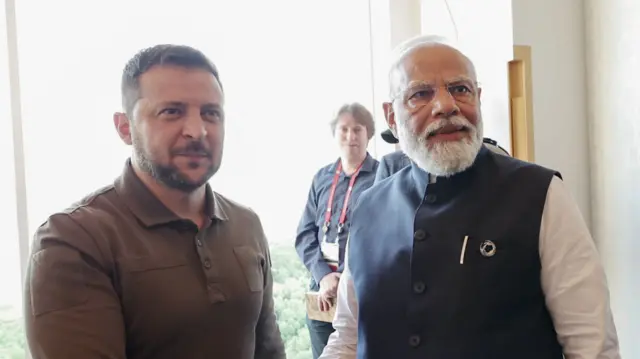 नरेंद्र मोदी, वोलोदिमीर ज़ेलेन्स्की