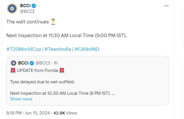 लॉडरहिल में भारत कनाडा मैच