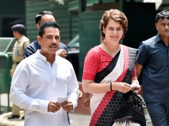 प्रियंका गांधी, रॉबर्ट वाड्रा