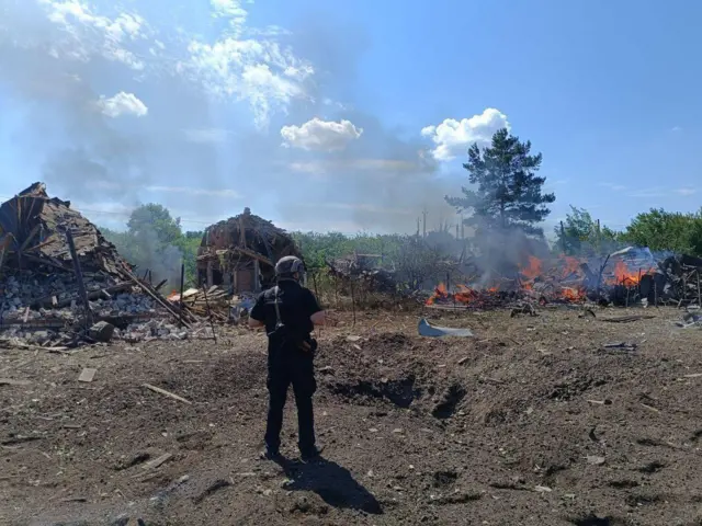 Вадим Филашкин опубликовал фотографию последствий удара