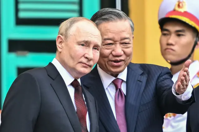 Chủ tịch nước Tô Lâm và Tổng thống Putin