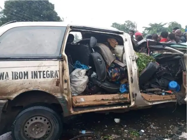 Ụgbọala nwere ihe mberede n'okporoụzọ n'Aba,Abia steeti