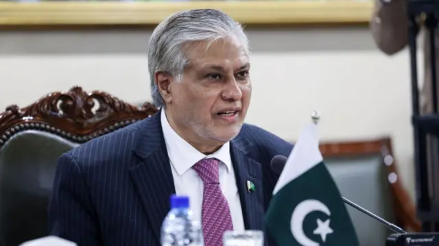 पाकिस्तान के उप प्रधानमंत्री और विदेश मंत्री इशाक डार
