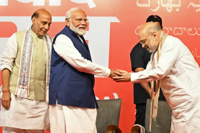 'हा सब का साथ, सब का विकास मंत्राचा विजय'- नरेंद्र मोदी