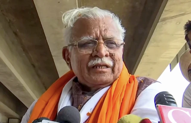 हरियाणा के पूर्व मुख्यमंत्री मनोहर लाल