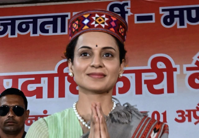 हिमाचल प्रदेश के मंडी से सांसद और बॉलीवुड अभिनेत्री कंगना रनोट