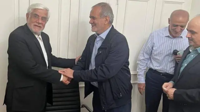 دیدار عارف و پزشکیان