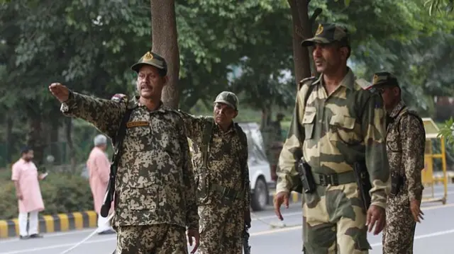 राष्ट्रपति भवन के आसपास की तस्वीर