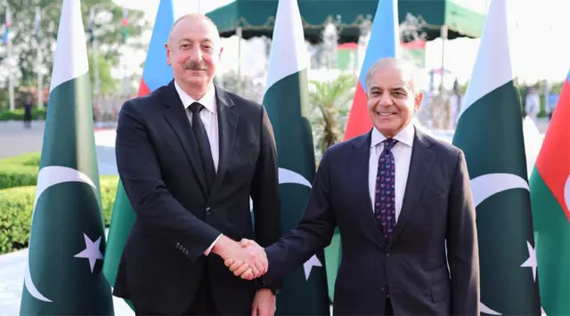 وزیراعظم شہبازشریف اور آزربائیجان کے صدر الہام علیوف
