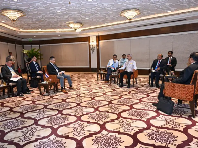 ထိုင်း၊ အိန္ဒိယ၊ မြန်မာ နိုင်ငံခြားရေးဝန်ကြီးတွေ