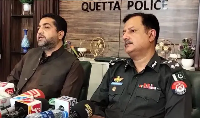میر ضیاء اللہ لانگو اور ڈی آئی جی کوئٹہ اعتزاز گورایہ