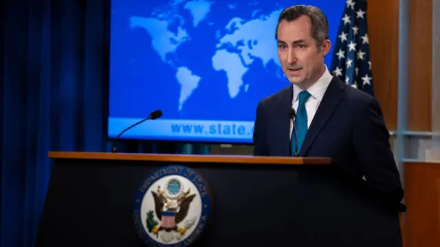 अमेरिकी विदेश विभाग के प्रवक्ता मैथ्यू मिलर