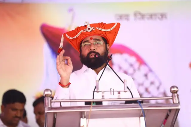 महाराष्ट्र के मुख्यमंत्री एकनाथ शिंदे