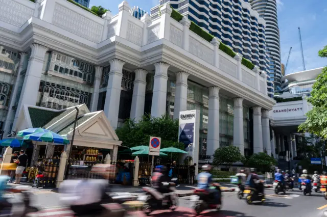 Khách sạn Grand Hyatt Erawan nơi xảy ra vụ án mạng chấn động