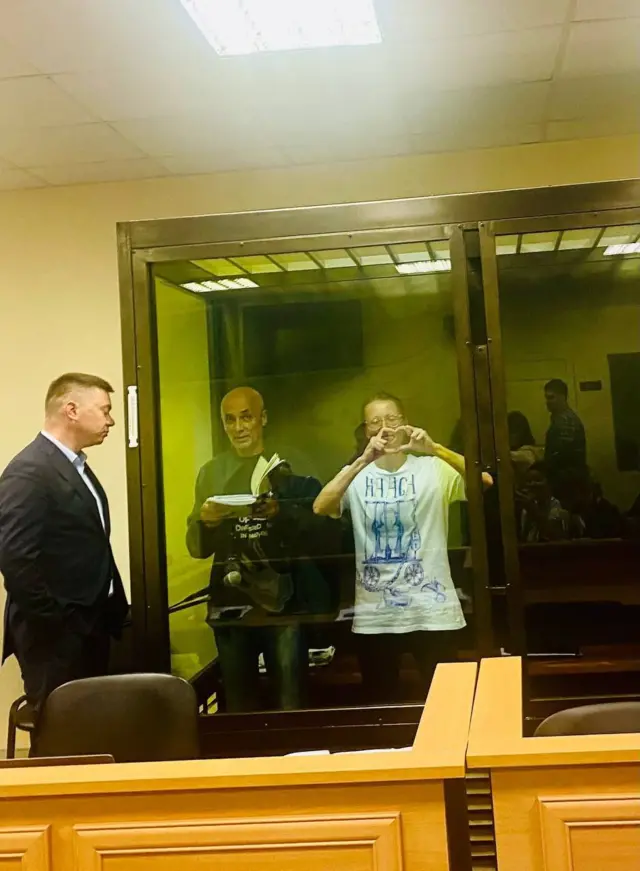 Анастасия Дюдяева и Александр Доценко в суде
