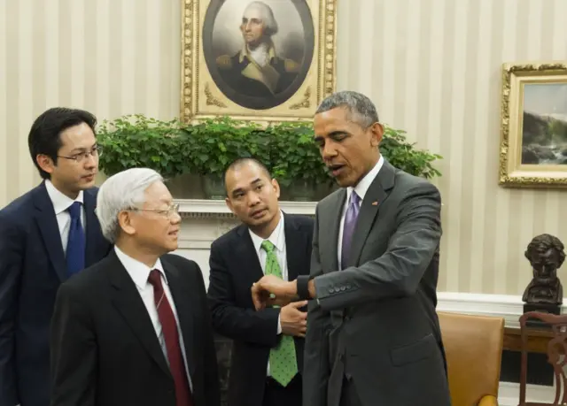 Cuộc gặp gỡ lịch sử tại Phòng Bầu Dục vào ngày 7/7/2015