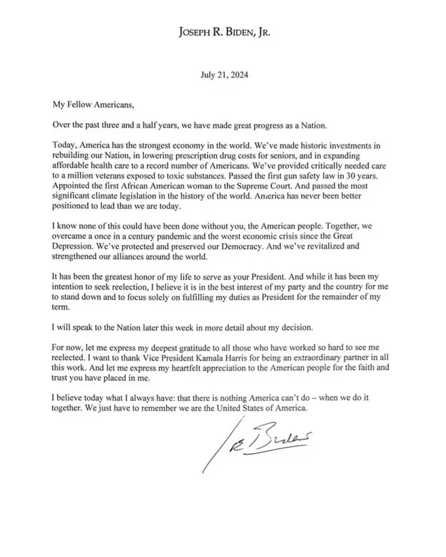 Akwụkwọ ozi Joe Biden