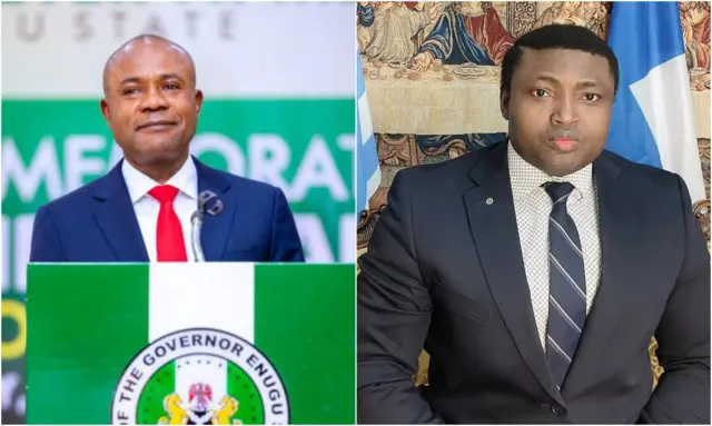 Gọvanọ Enugwu steeti, Peter Mbah na Simon Ekpa onye otu chọrọ nwereonwe Biafra