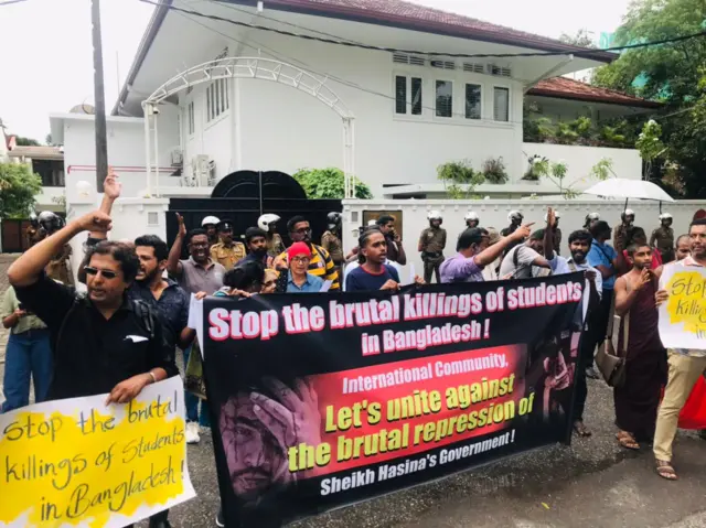 Sri Lanka Student protest