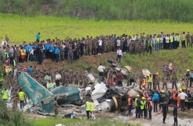 काठमांडू में विमान दुर्घटनाग्रस्त,