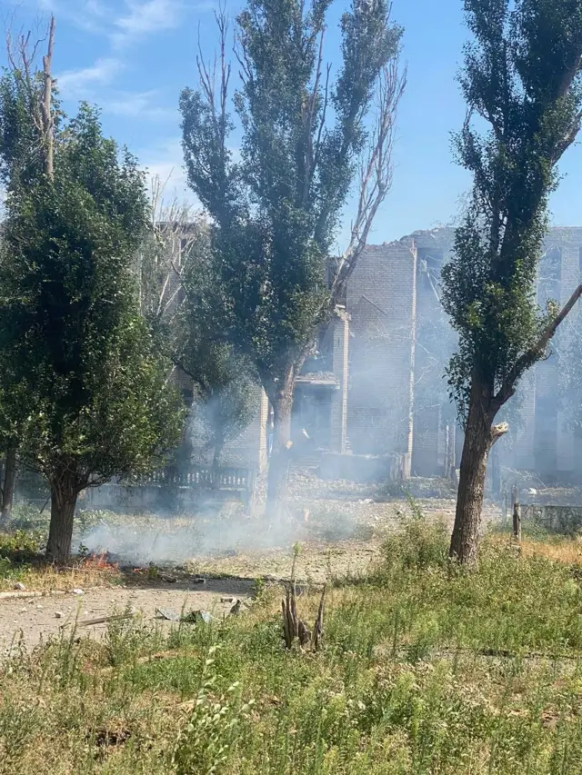 Обстрел Запорожской области