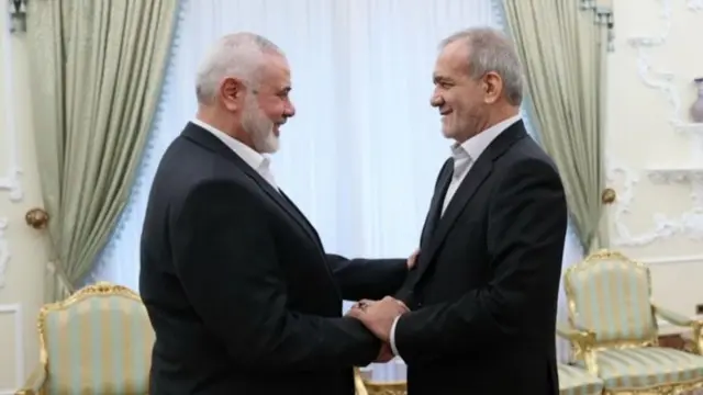 آخرین دیدار هنیه در تهران