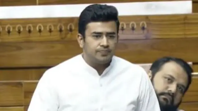 भाजपा सांसद तेजस्वी सूर्या (फ़ाइल फ़ोटो)