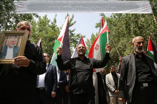 تجمع در دانشگاه تهران پس از اعلام خبر کشته شدن هنیه