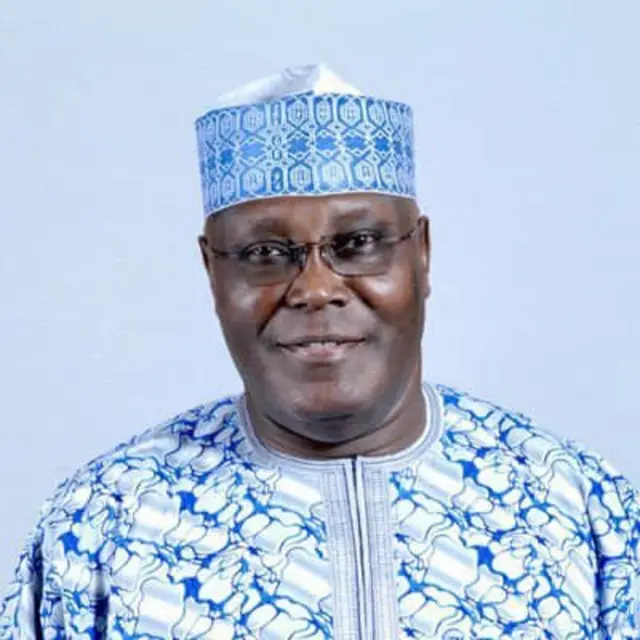 Onyebubu osetere onyeisiala Naịjirịa, Atiku Abubakar