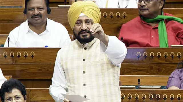 सदन में भाषण के दौरान चरणजीत सिंह चन्नी (फ़ाइल फ़ोटो)