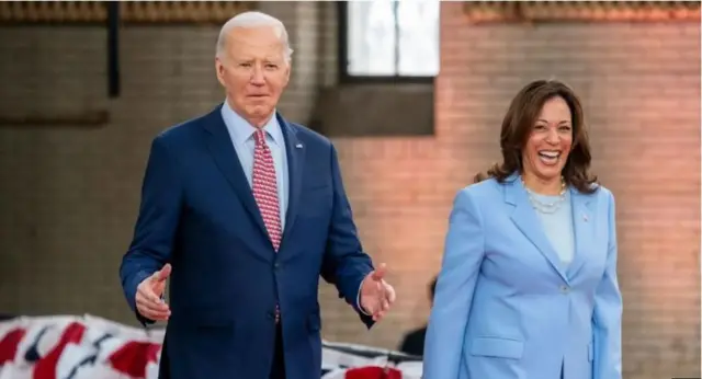 Onyeisiala Joe Biden na osote ya bụ Kamala Harris